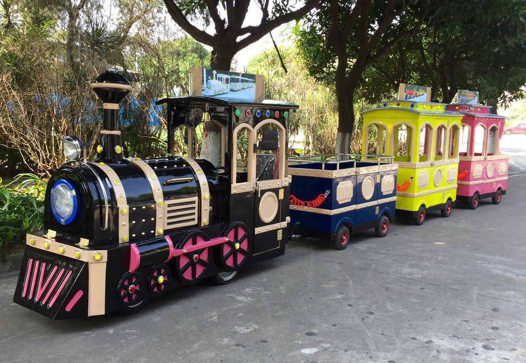 融水景区广商场无轨观光小火车电动儿童游乐设备小火车可坐人户外玩具